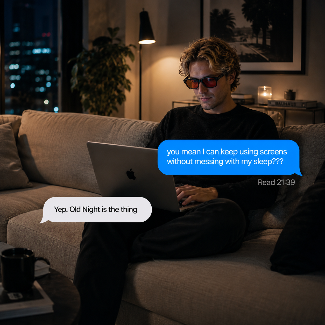 Classic Square Blue light glasses 100%