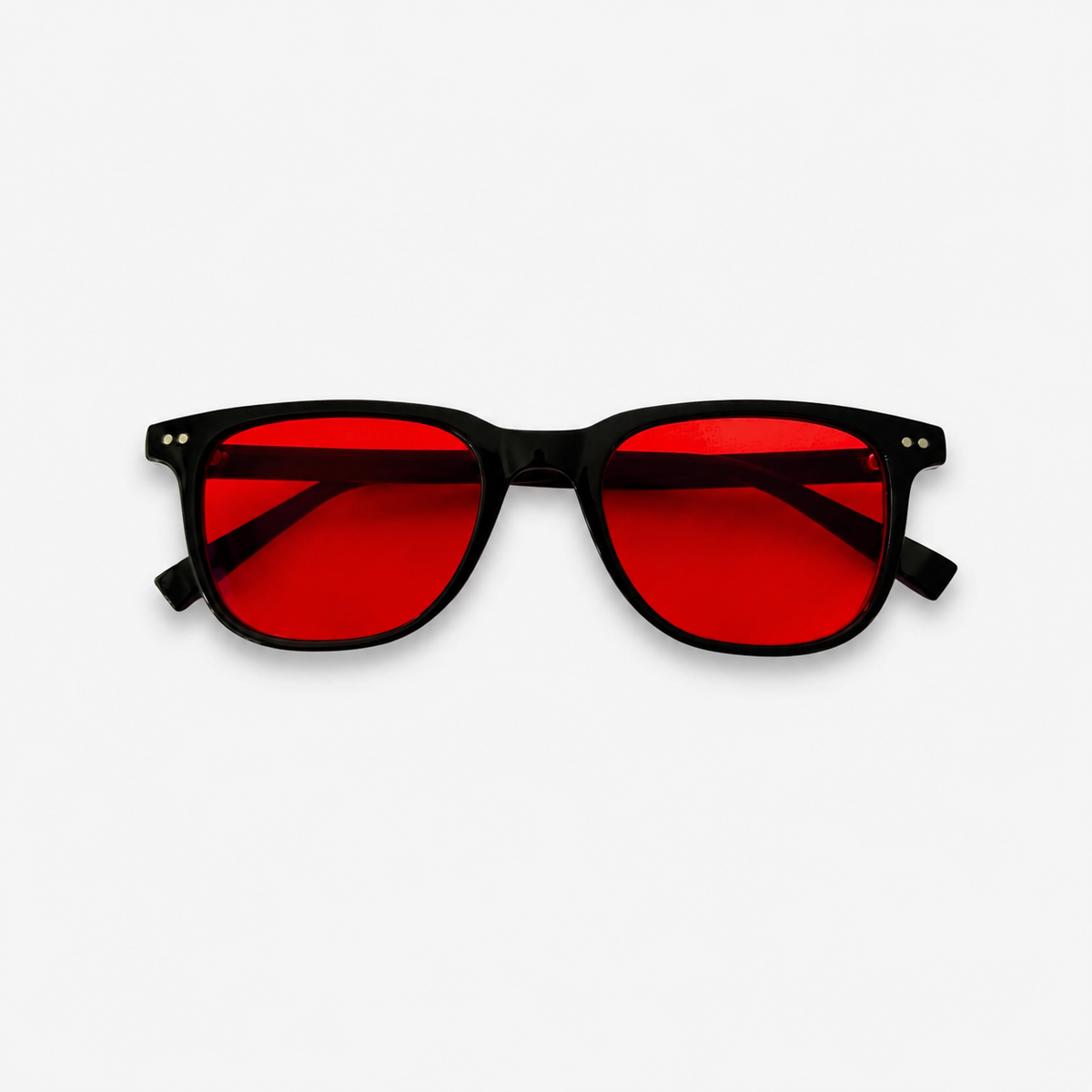Old Night square blue light glasses with deep amber Sleep lenses